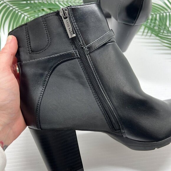Anne Klein's Romi Women's Block Heel Ankle Bootie Size 9.5 Black - Picture 10 of 14